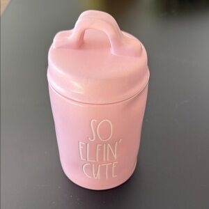 Rae Dunn So elfin’ cute jar with lid